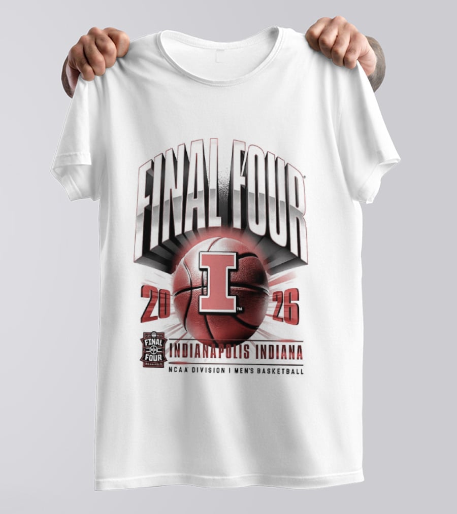 Final Four 2026 Illinois Fighting Illini NCAA Tournament March Madness Indianapolis T-Shirt