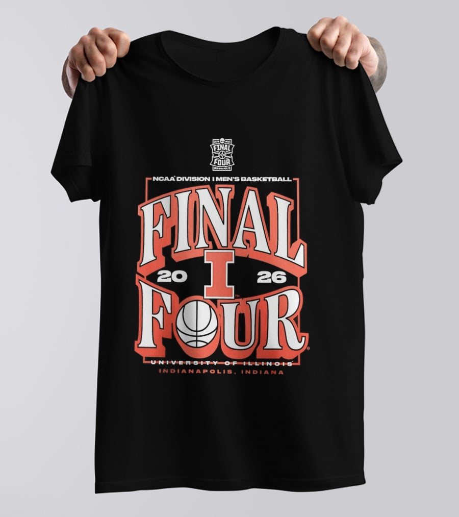 NCAA Division I Men's Basketball Final Four 2026 University Of Illinois Indianapolis T-Shirt