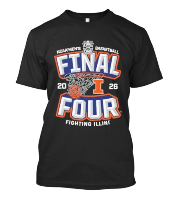 Illinois Basketball 2026 NCAA Final Four Fighting Illini T-Shirt