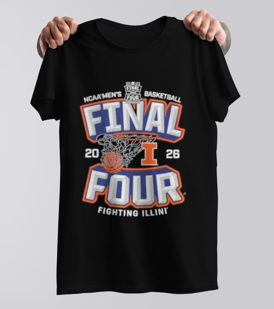 Illinois Basketball 2026 NCAA Final Four Fighting Illini T-Shirt