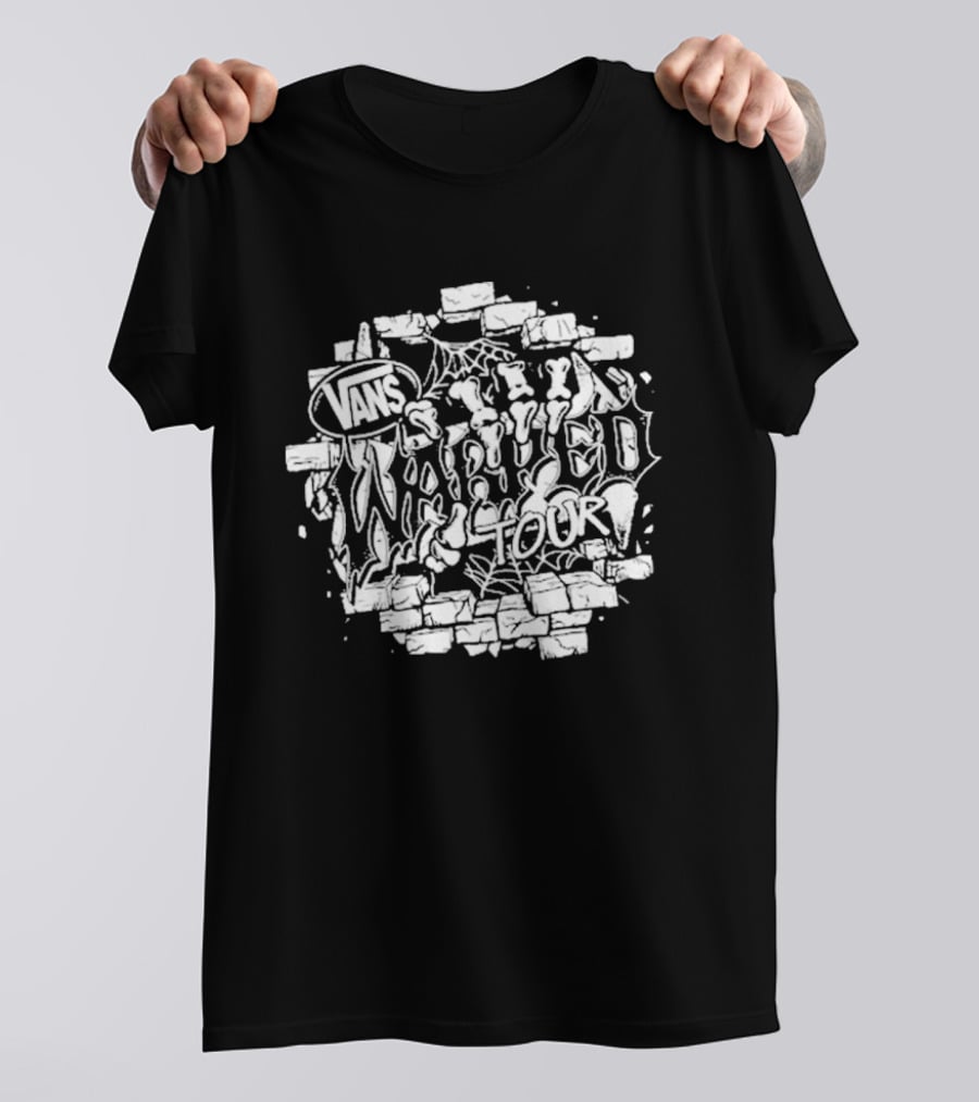Vans Warped Tour Punk Rock Chaos Brick Wall T-Shirt