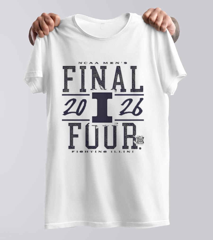 NCAA Men's Final Four 2026 Fighting Illini Basketball T-Shirt