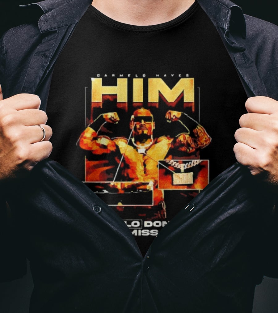 Carmelo Hayes HIM Melo Don't Miss WWE Champion T-Shirt
