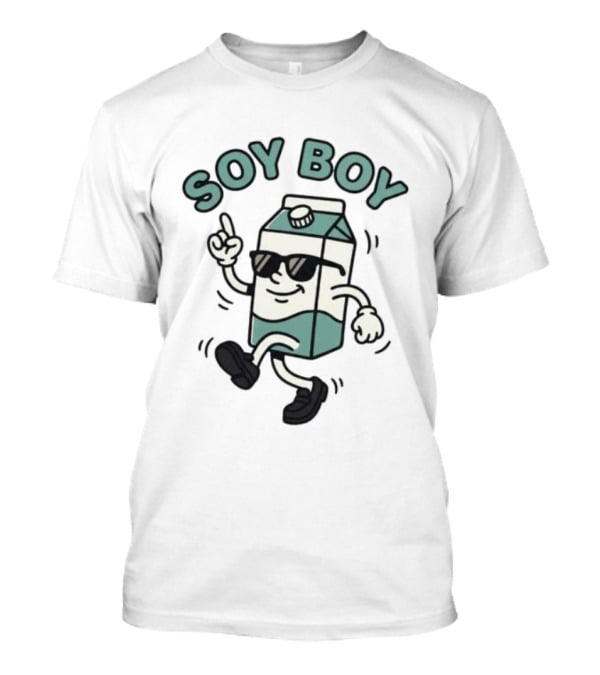 Soy Boy Milk Funny Cartoon T-Shirt