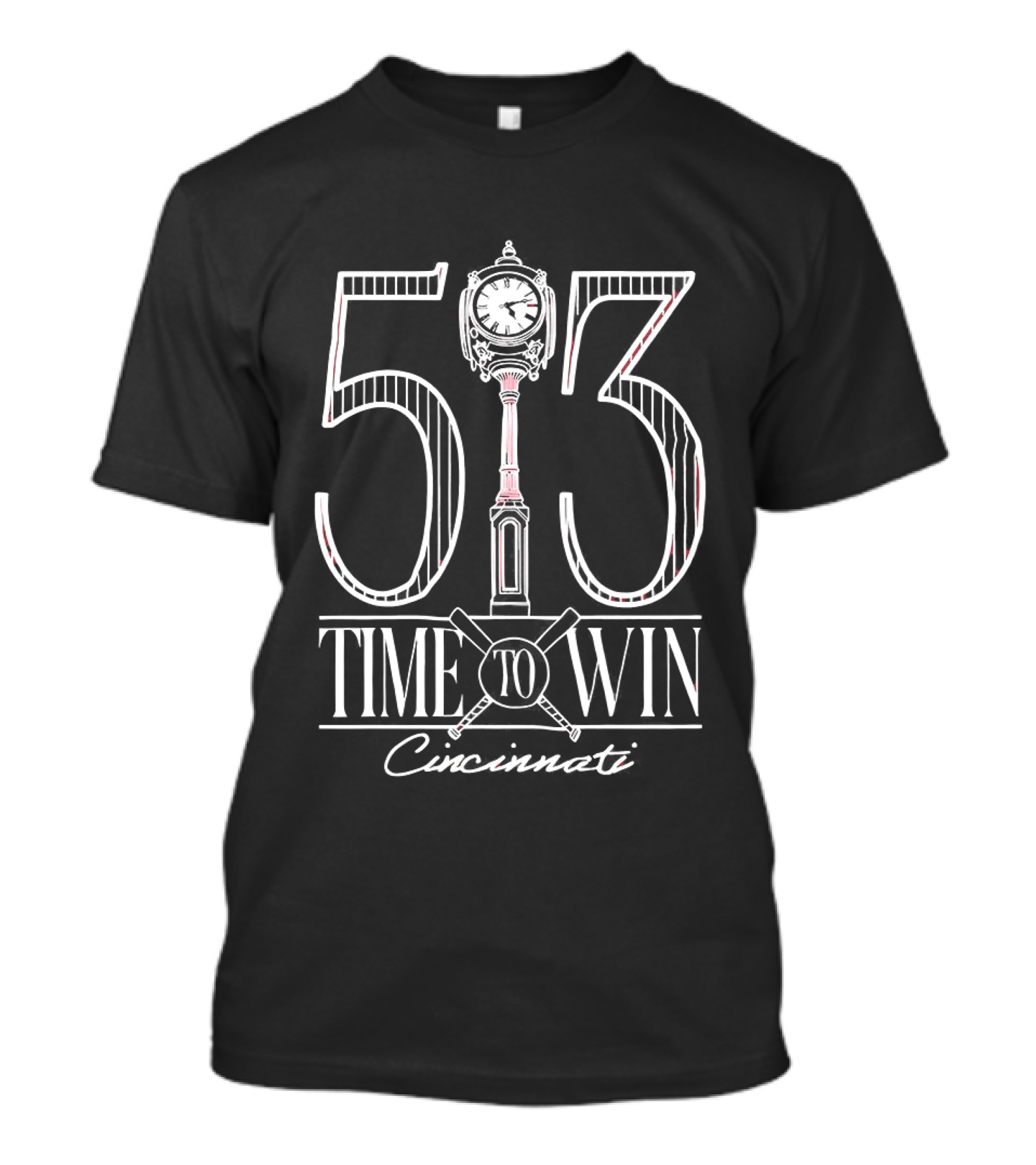 513 Time To Win Cincinnati Baseball T-Shirt