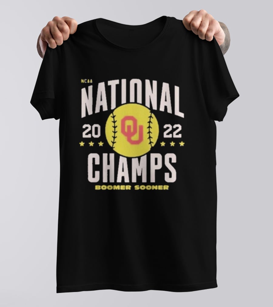 2022 Oklahoma National Champs Boomer Sooner OU Softball T-Shirt