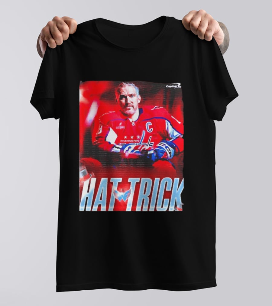 Alexander Ovechkin Washington Capitals Hat Trick Visionary Leadership T-Shirt