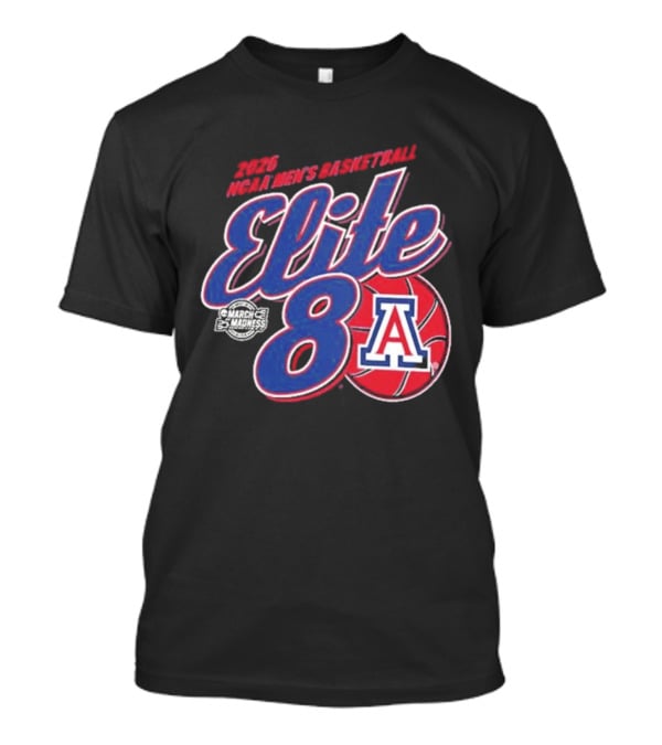 Arizona Wildcats 2026 NCAA Men's Basketball Elite 8 T-Shirt