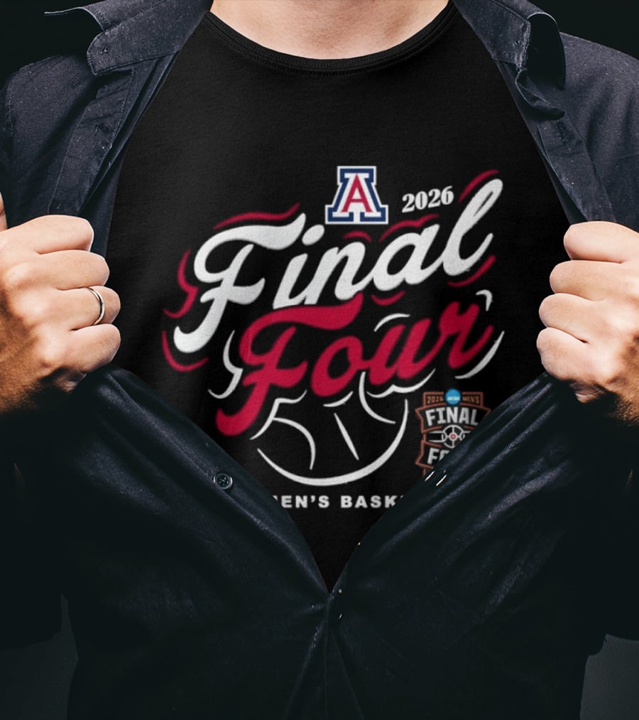 Arizona Wildcats 2026 NCAA Men's Basketball Final Four March Madness T-Shirt