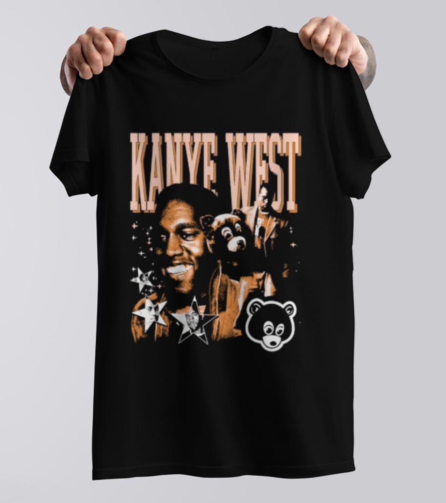 Kanye West College Dropout Bear Stars T-Shirt