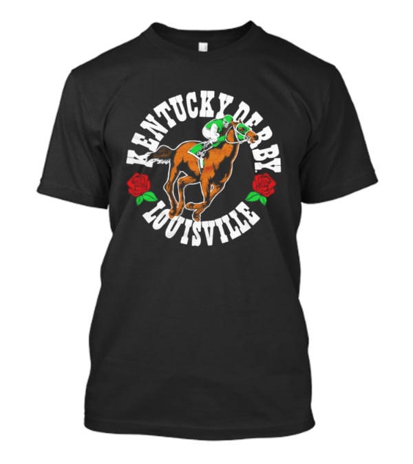 Kentucky Derby Louisville Horse Racing Roses T-Shirt