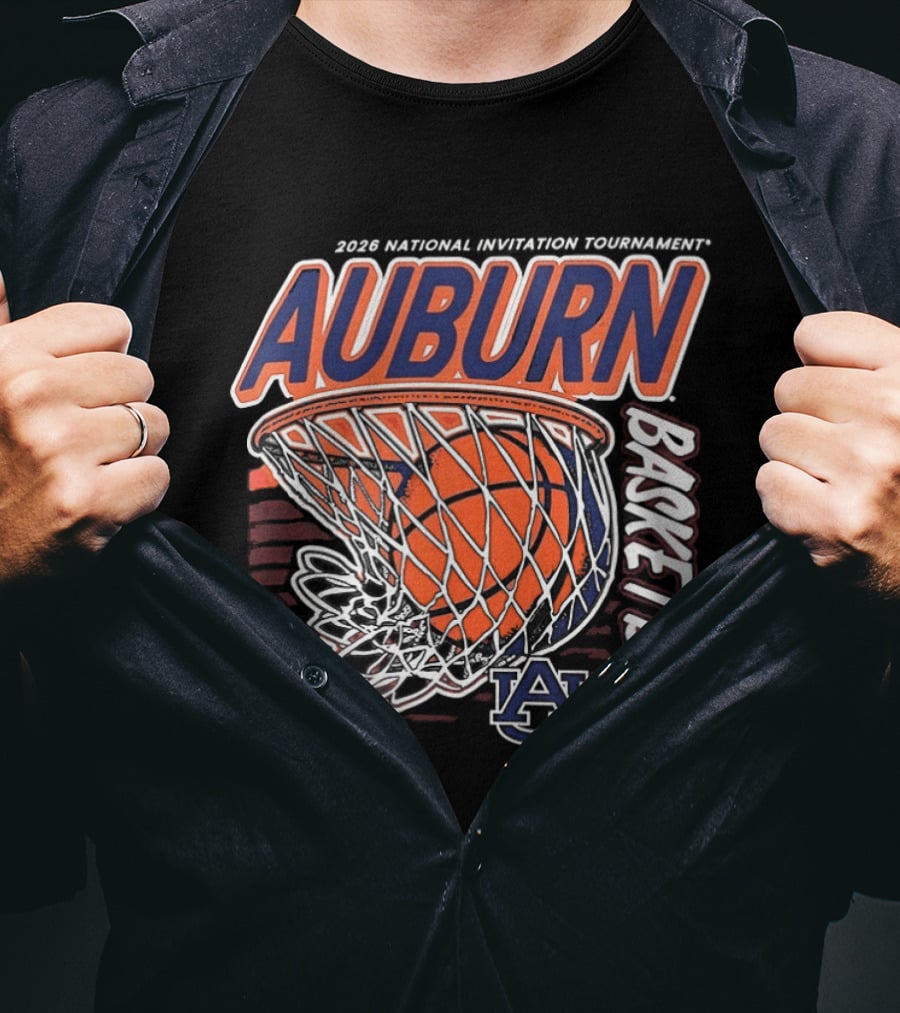 2026 National Invitation Tournament Auburn Basketball Indianapolis T-Shirt