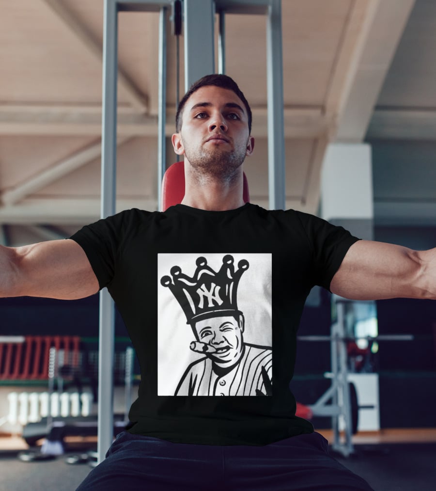 Babe Ruth Cigar Crown NY Yankees Opening Day T-Shirt