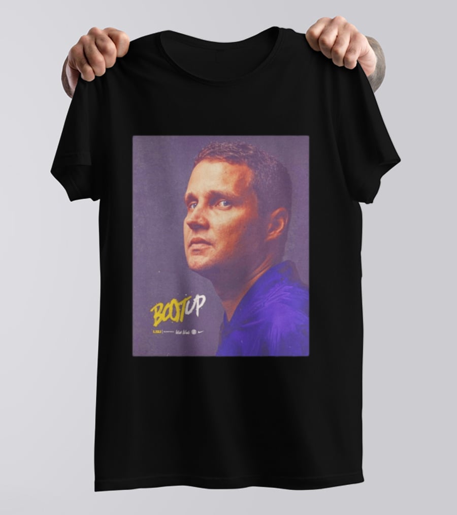 BOOT UP Will Wade LSU Nike Basketball Coach T-Shirt