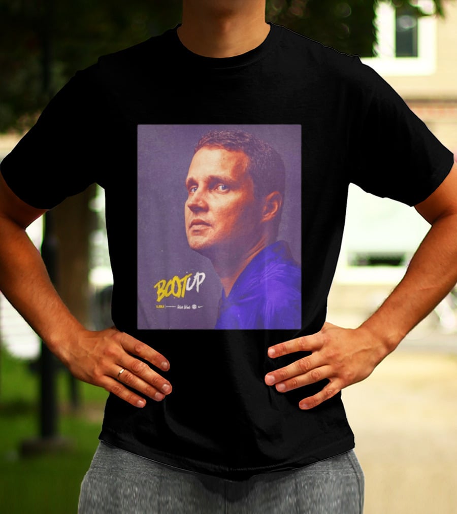 BOOT UP Will Wade LSU Nike Basketball Coach T-Shirt
