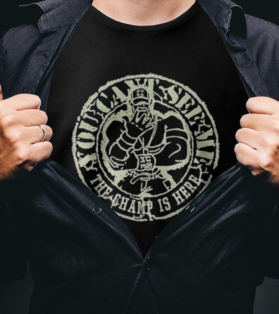 Outlaw Strength The Champ Is Here John Cena WWE M&N Collaboration T-Shirt