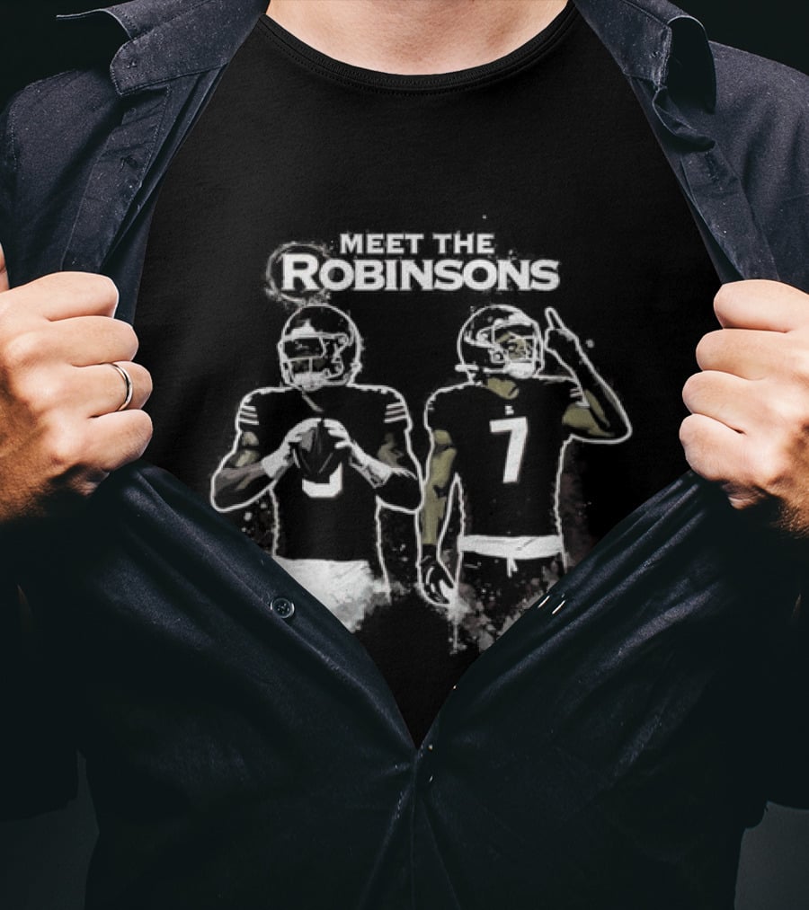 Meet The Robinsons Brian And Bijan Robinson Jr. Atlanta Falcons T-Shirt