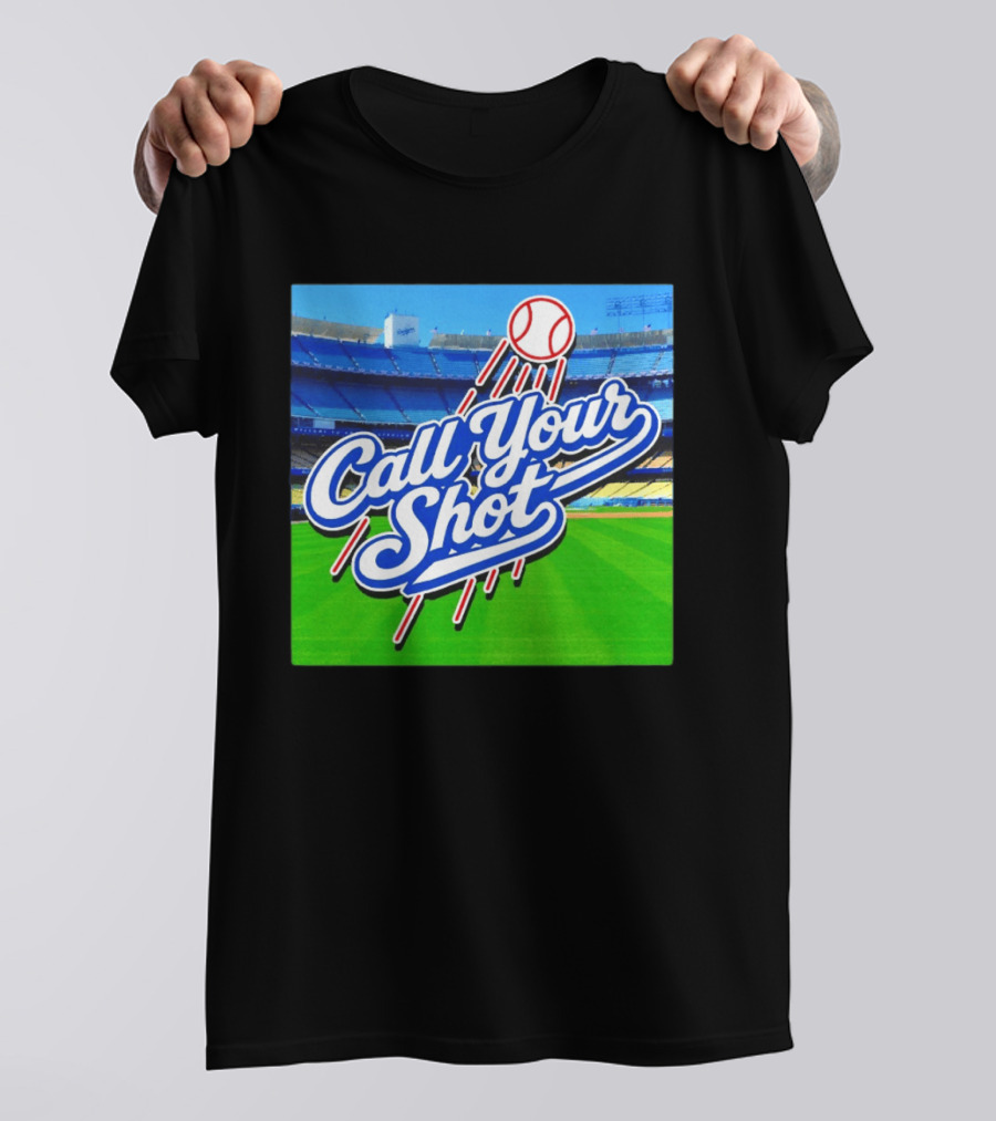 Call Your Shot Los Angeles Dodgers Stadium Baseball T-Shirt