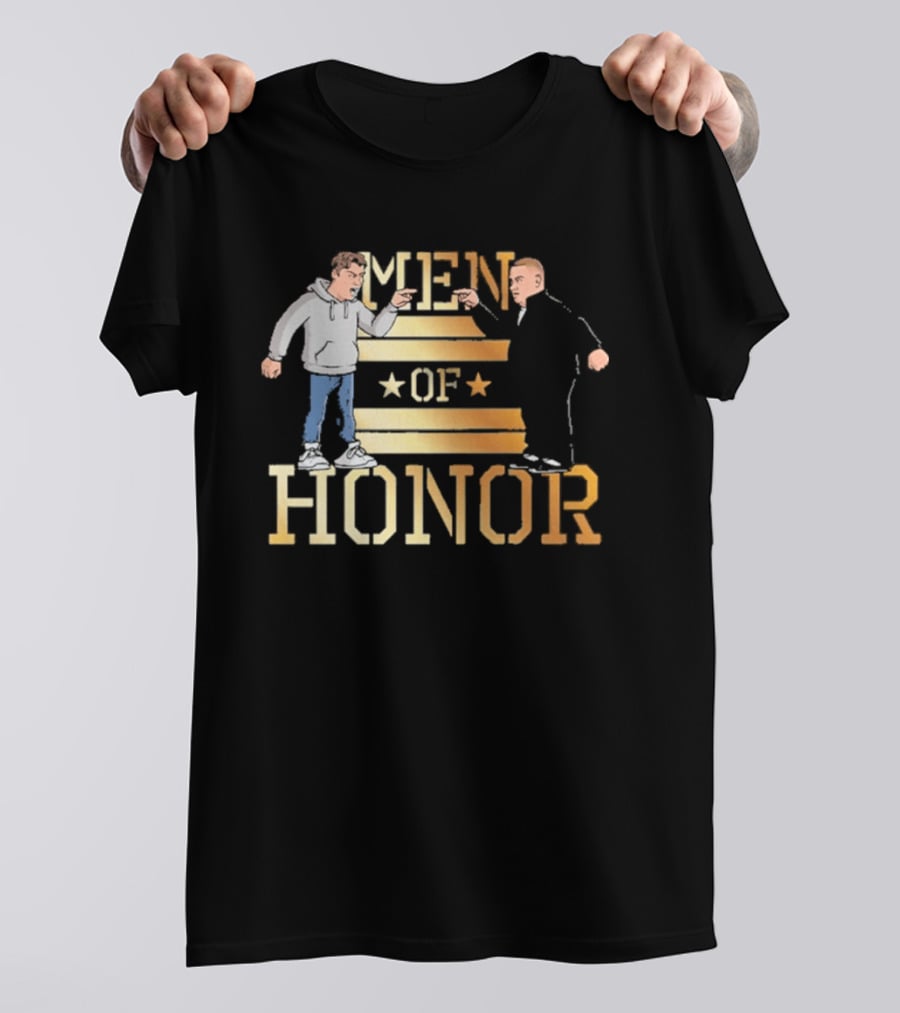 Men Of Honor Stars And Stripes Illustrations T-Shirt