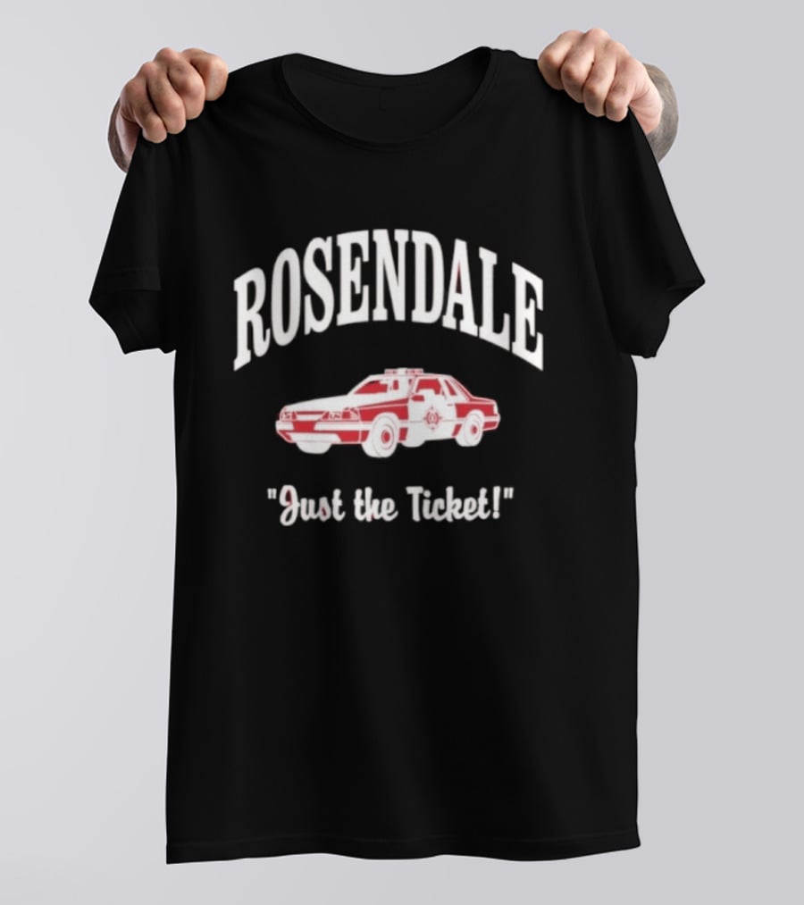 Rosendale Just The Ticket Classic Police Car T-Shirt