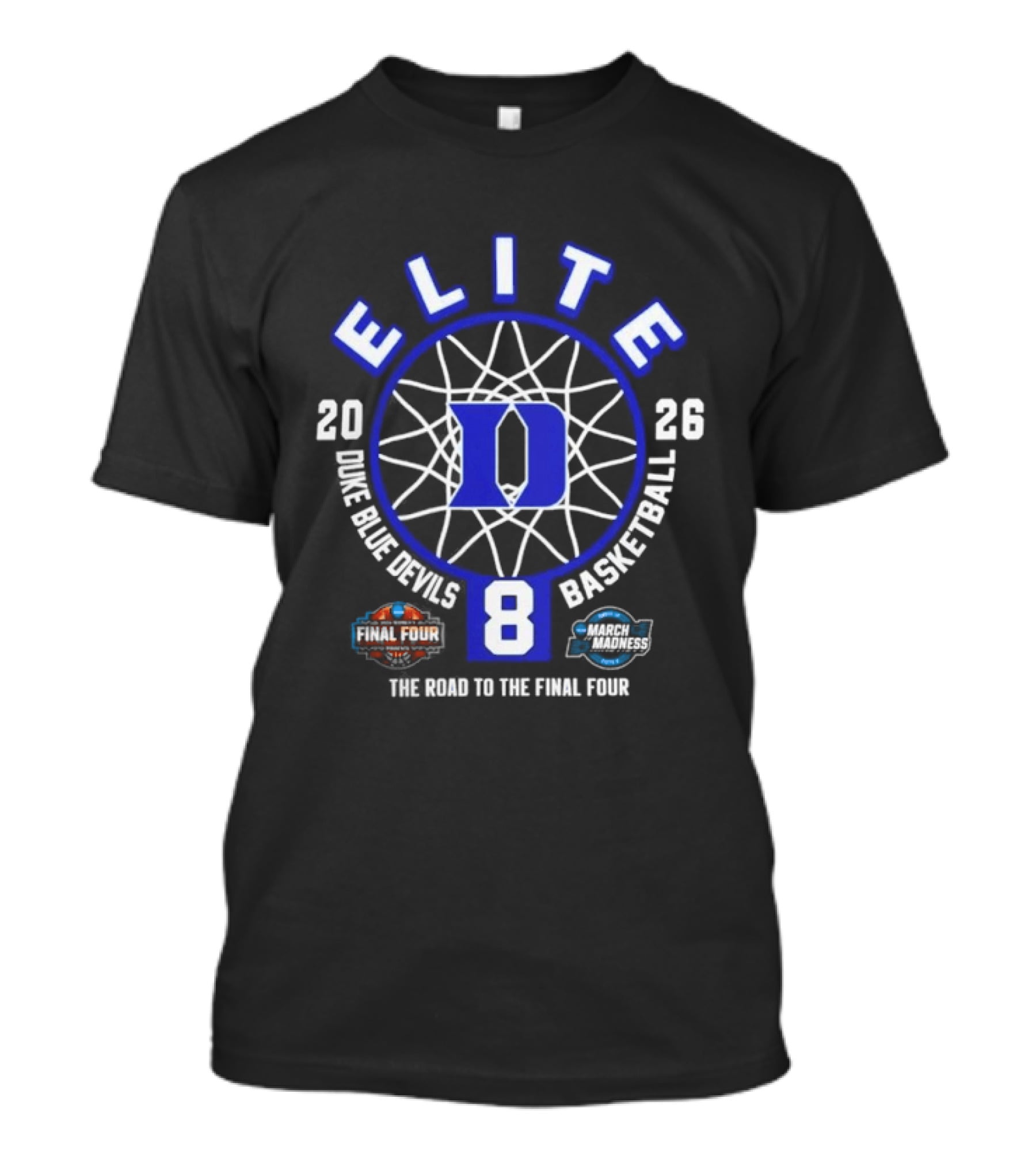 Duke Blue Devils 2026 Elite Eight NCAA Women's Basketball Road To The Final Four T-Shirt