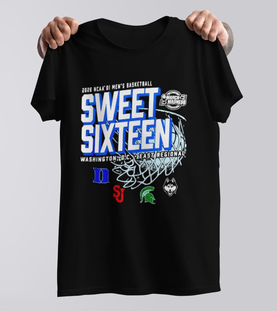 2026 NCAA Men's Basketball Sweet Sixteen Washington DC East Regional March Madness T-Shirt