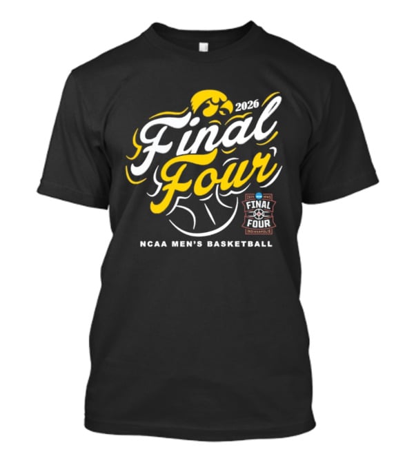 Iowa Hawkeyes 2026 Final Four NCAA Men's Basketball March Madness T-Shirt
