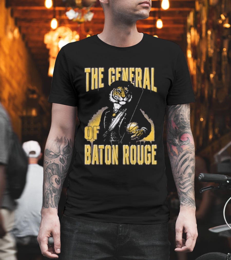 The General Of Baton Rouge Pocket Tiger Conductor Baton Rouge T-Shirt