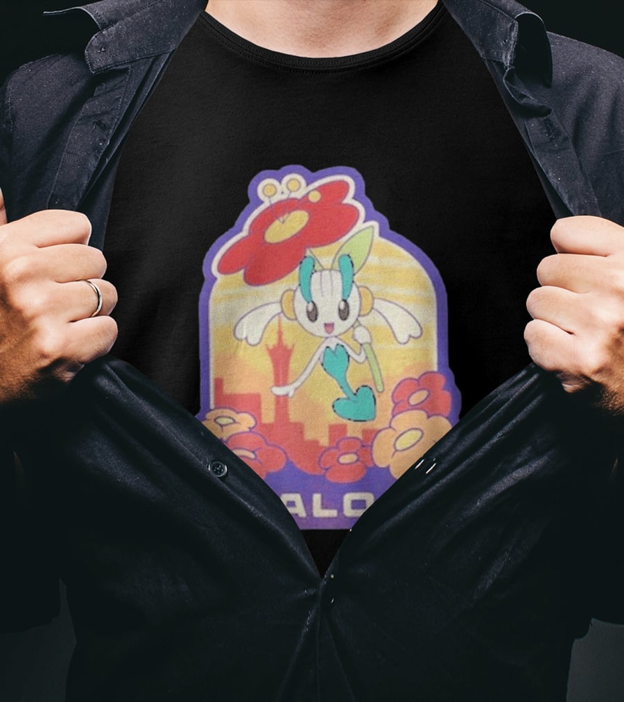 Kalos Region Floette Pokémon Adventure T-Shirt