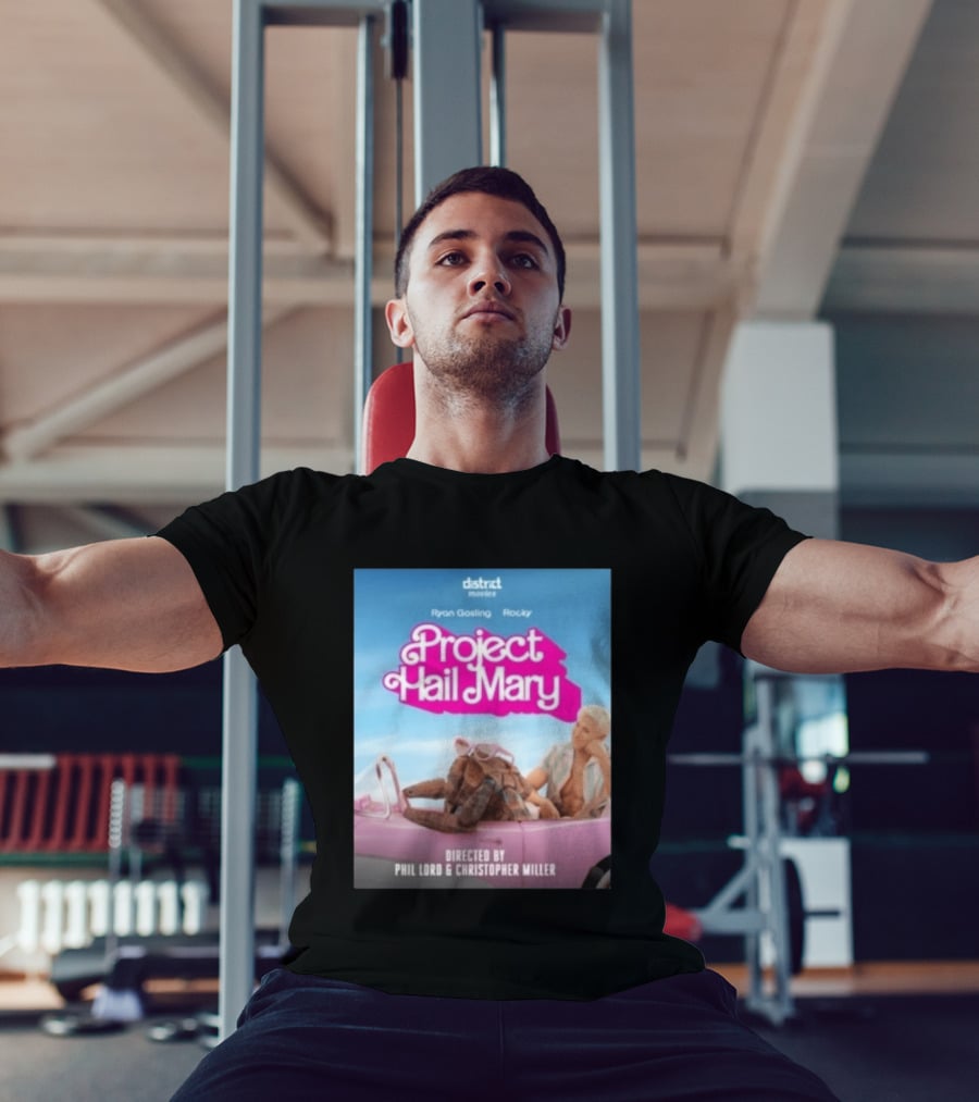 Ryan Gosling Rocky Project Hail Mary Barbie Movie Mashup Directed By Phil Lord Christopher Miller T-Shirt