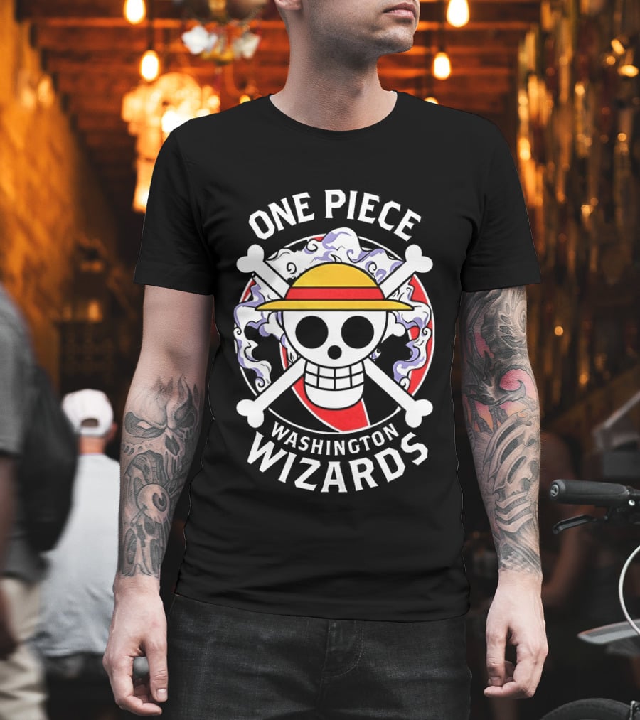 Washington Wizards One Piece Crossover 2026 NBA T-Shirt