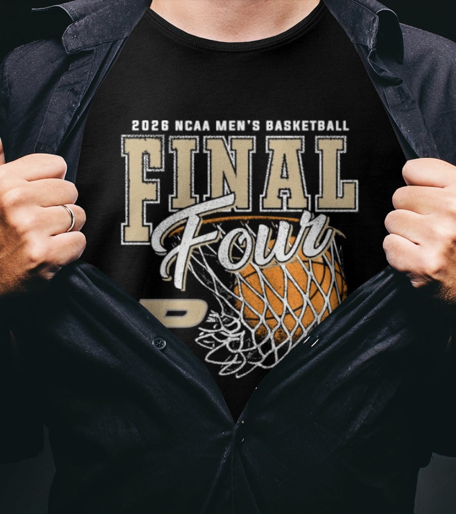 Purdue Boilermakers 2026 NCAA Men's Basketball Final Four Bound T-Shirt
