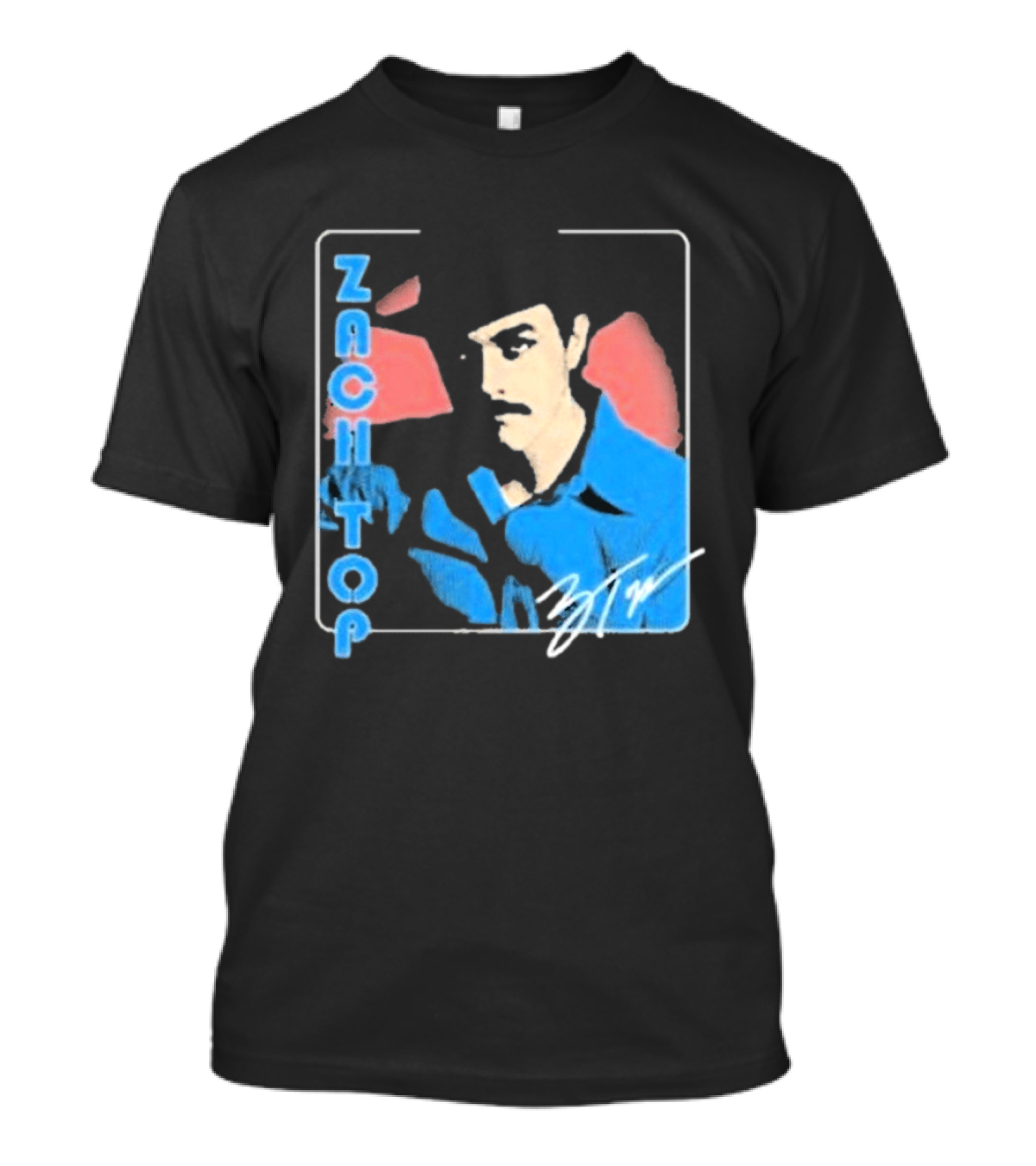 Zach Top ZTW Signature Blue And Red T-Shirt