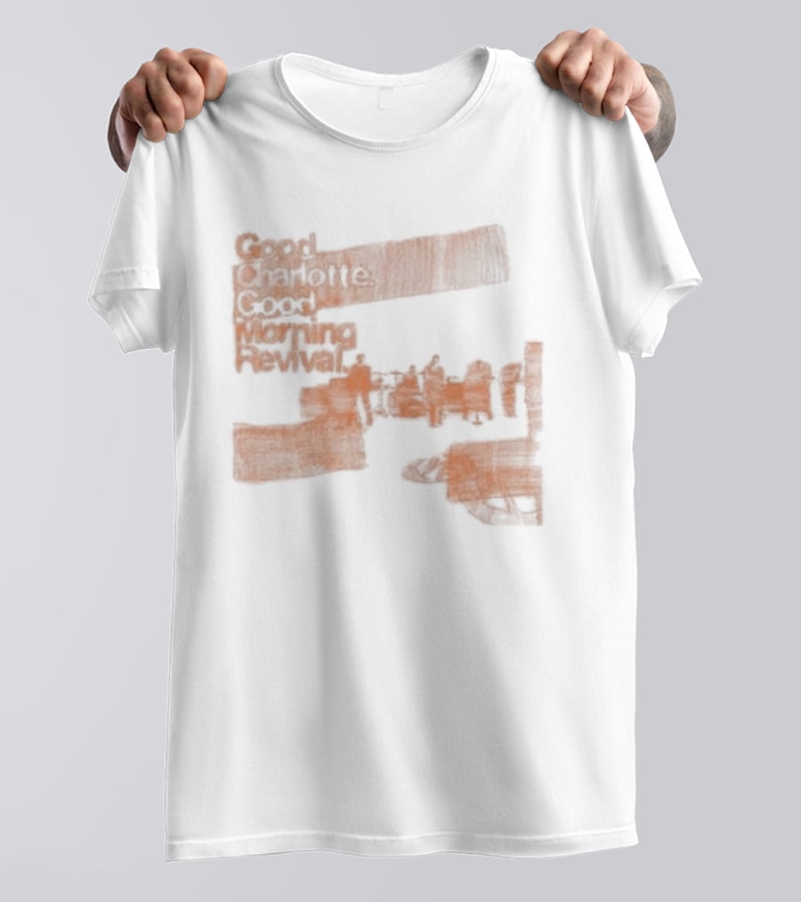 Good Morning Revival Reimagined Whimsical Doodle T-Shirt