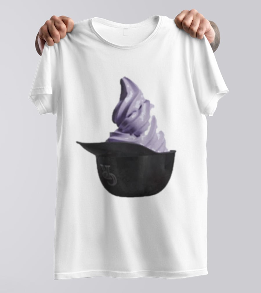 Colorado Rockies Boozy Ice Cream Purple Soft Serve Treat T-Shirt
