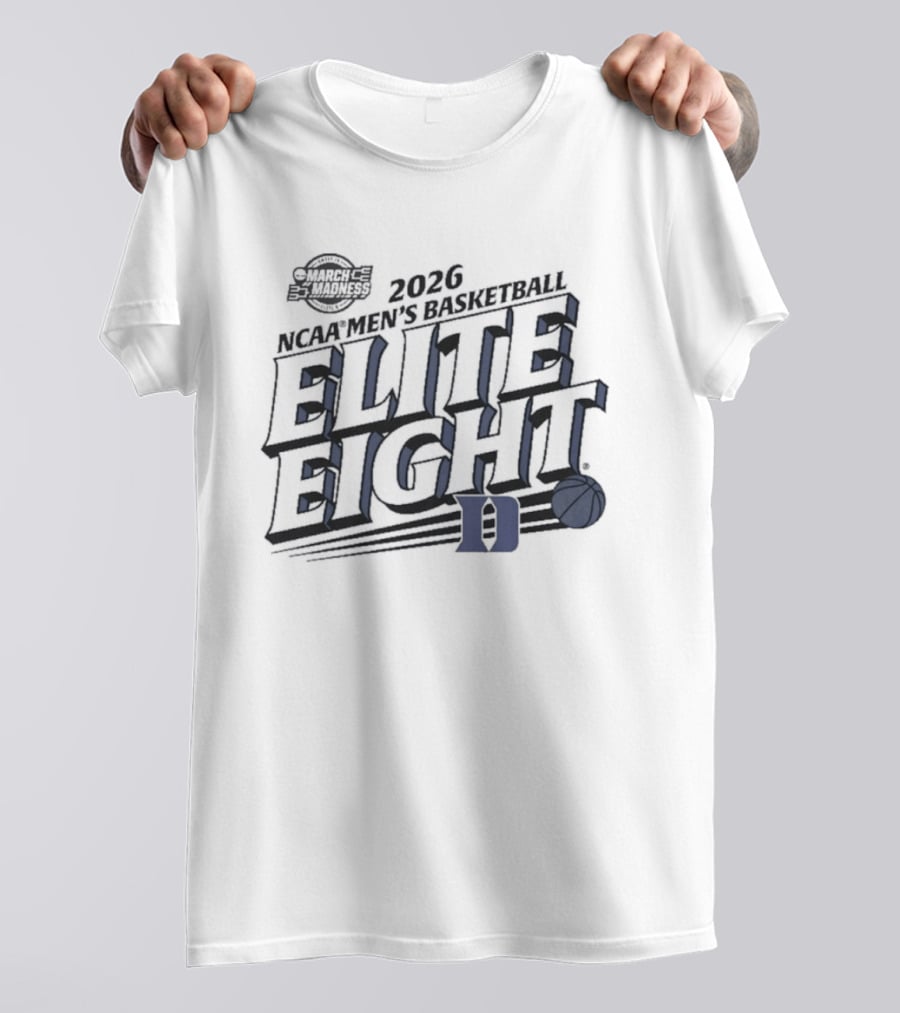 NCAA Men's Basketball 2026 Elite Eight Duke Blue Devils March Madness T-Shirt