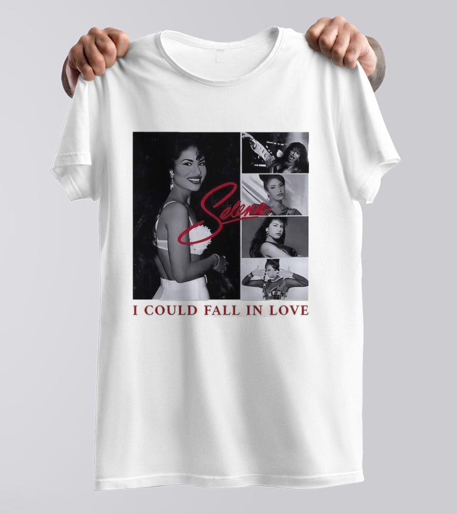 Selena Quintanilla I Could Fall In Love Photomontage T-Shirt