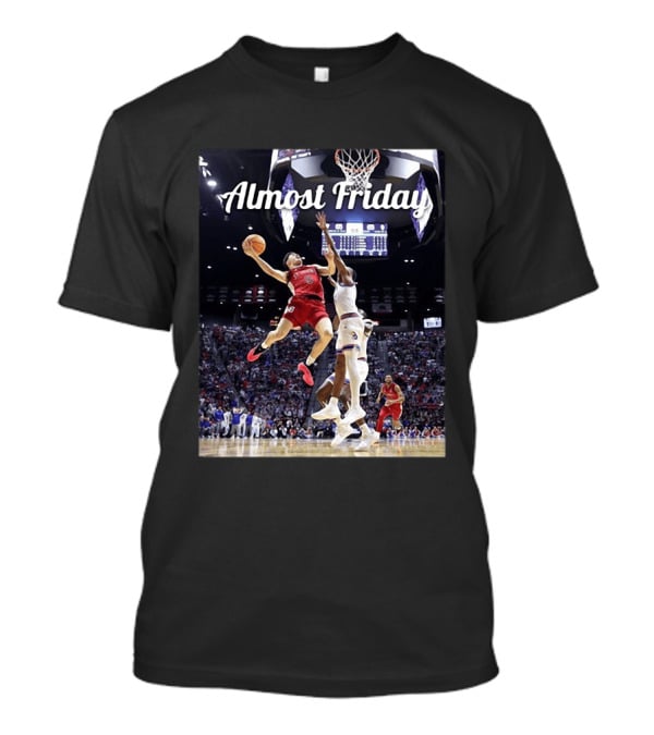Almost Friday St. John's Basketball 2026 March Madness Action T-Shirt
