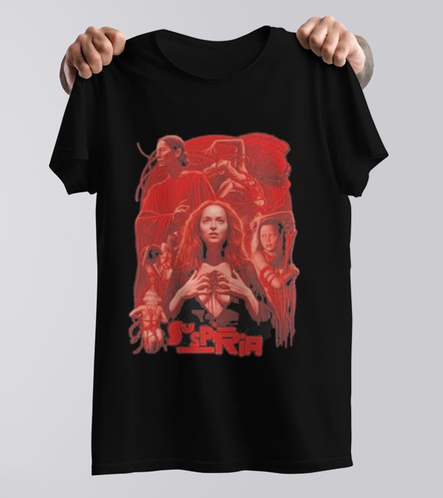 Suspiria 2018 Horror Movie Red Aesthetic Cast Collage T-Shirt