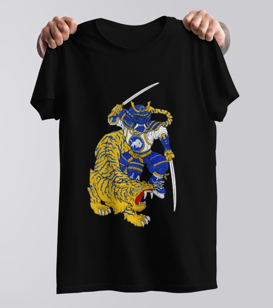 Warpath Buffalo Sabres Samurai With Tiger T-Shirt