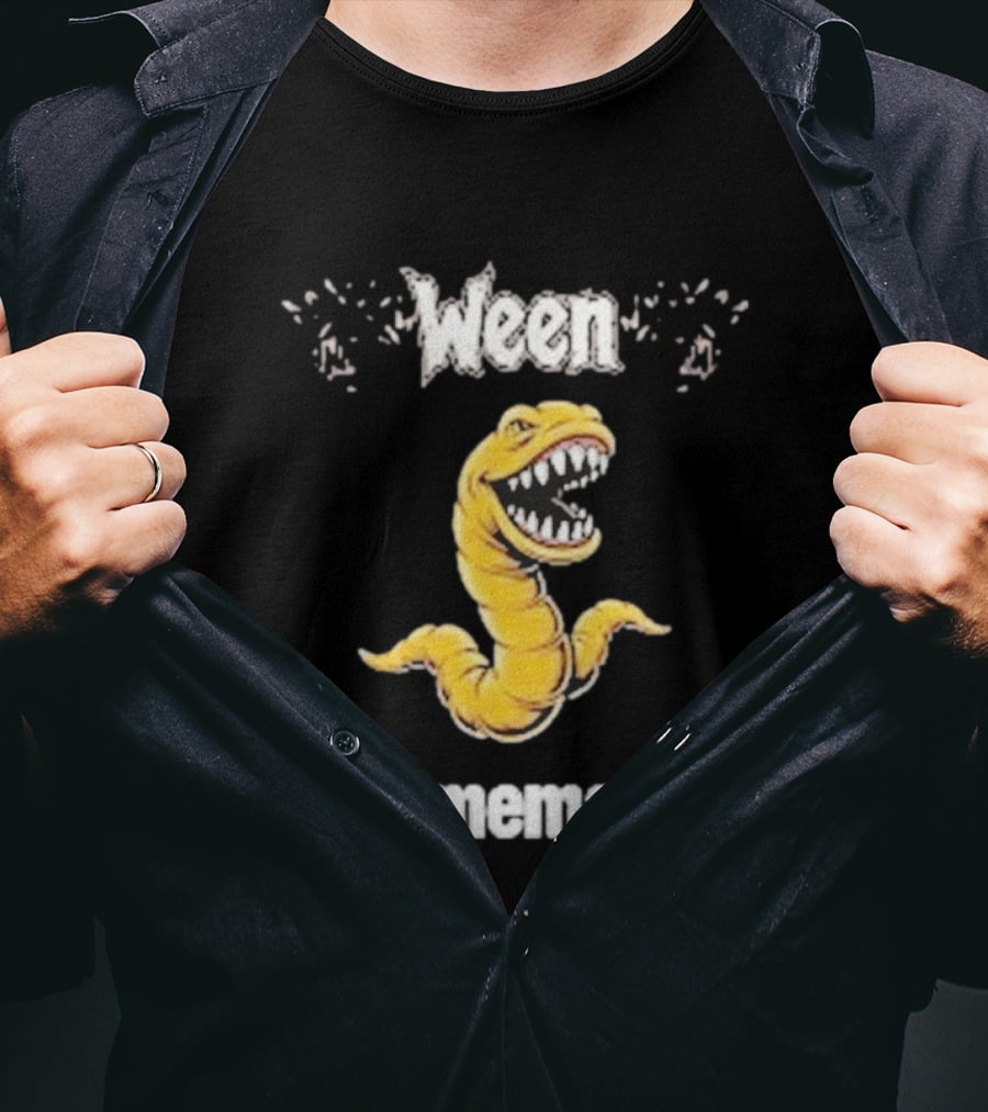 Ween Shamemaker Yellow Snake Teeth T-Shirt