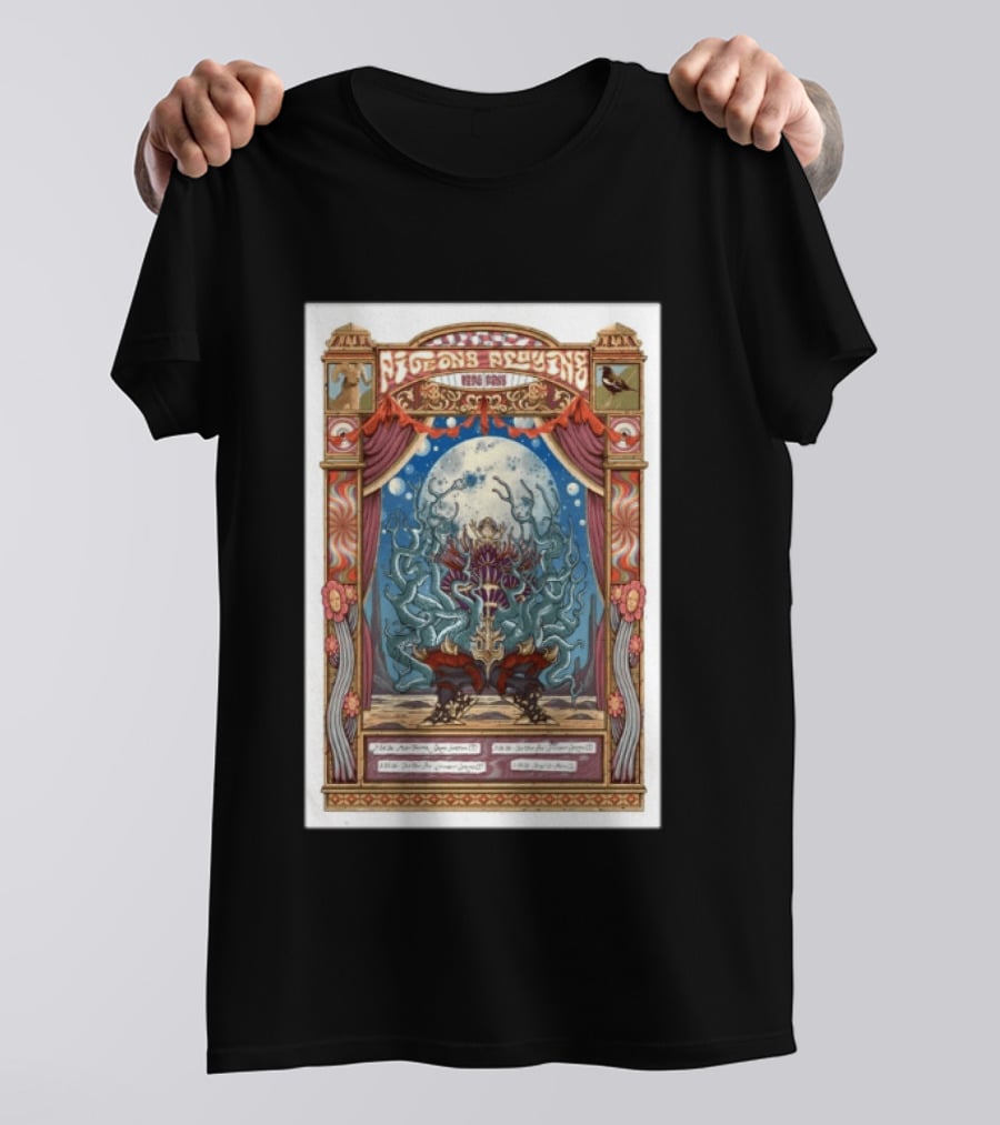 Pigeons Playing Ping Pong Concert March 2026 Grand Junction CO Event T-Shirt