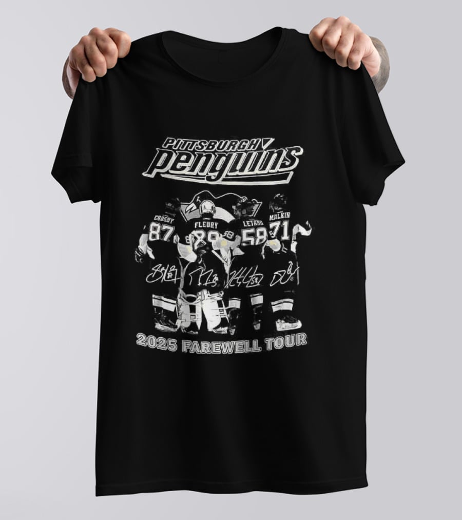 Pittsburgh Penguins 2025 Farewell Tour Celebration Go Pens Go T-Shirt