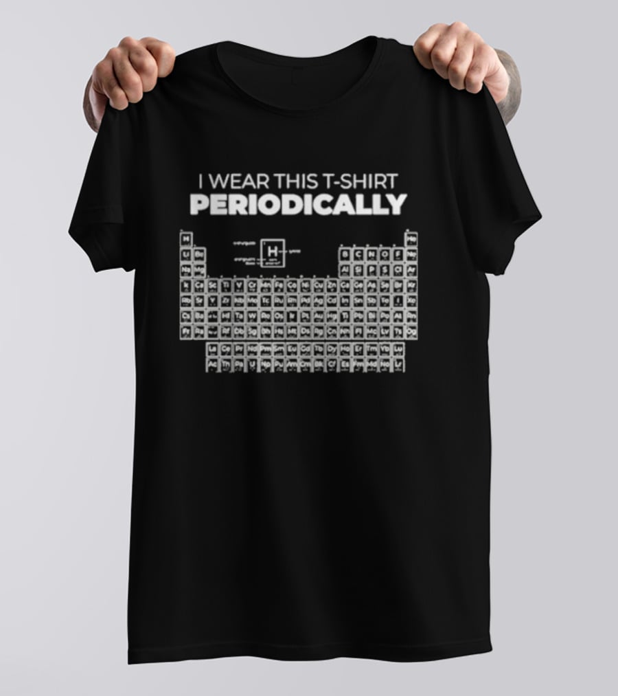 I Wear This Periodically Project Hail Mary Periodic Table T-Shirt