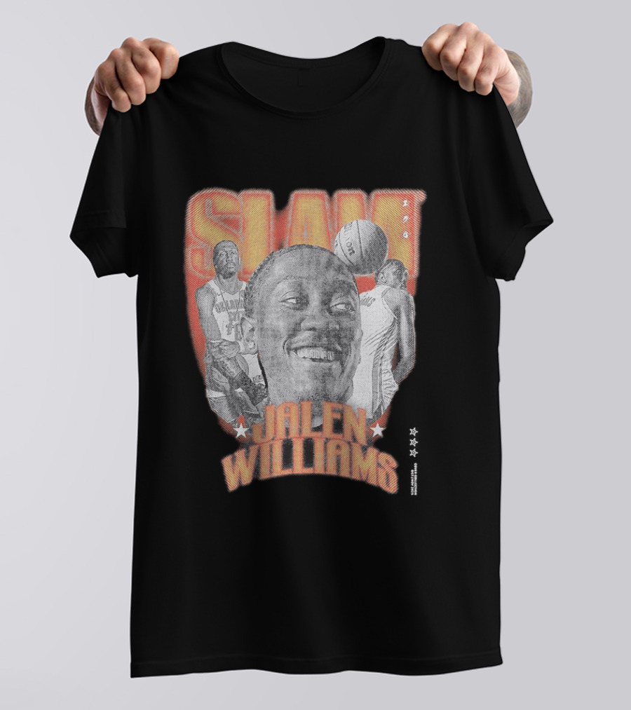 Slam Jalen Williams Oklahoma City Thunder Basketball Remix T-Shirt