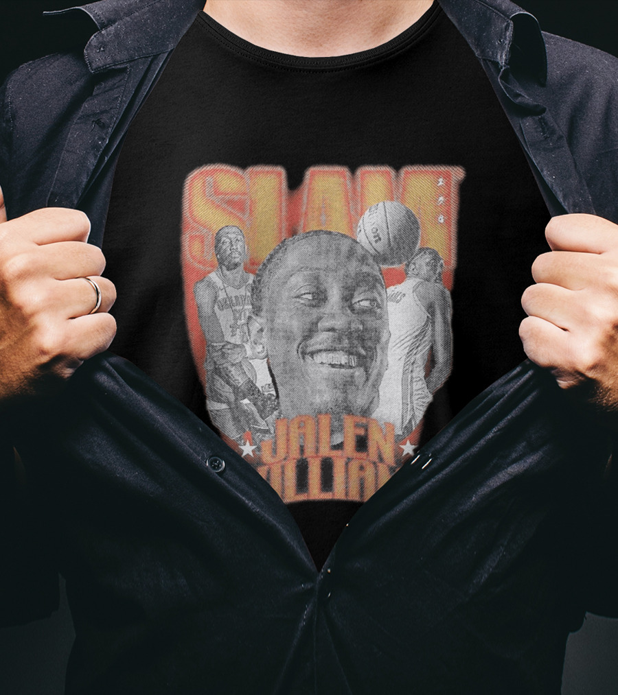 Slam Jalen Williams Oklahoma City Thunder Basketball Remix T-Shirt