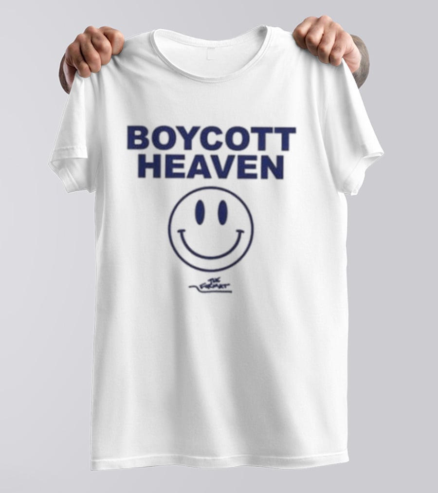 Boycott Heaven Smiley Face T-Shirt