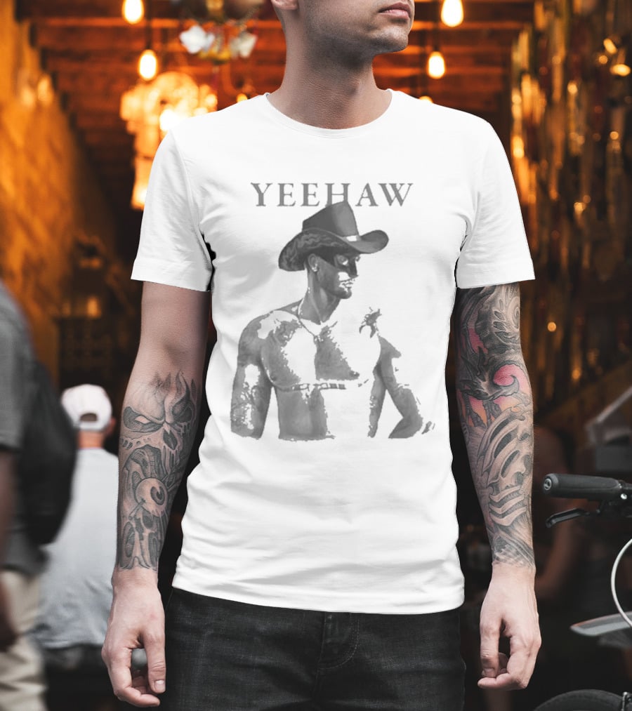 Yeehaw Orville Peck Pride 2024 Cowboy Hat T-Shirt
