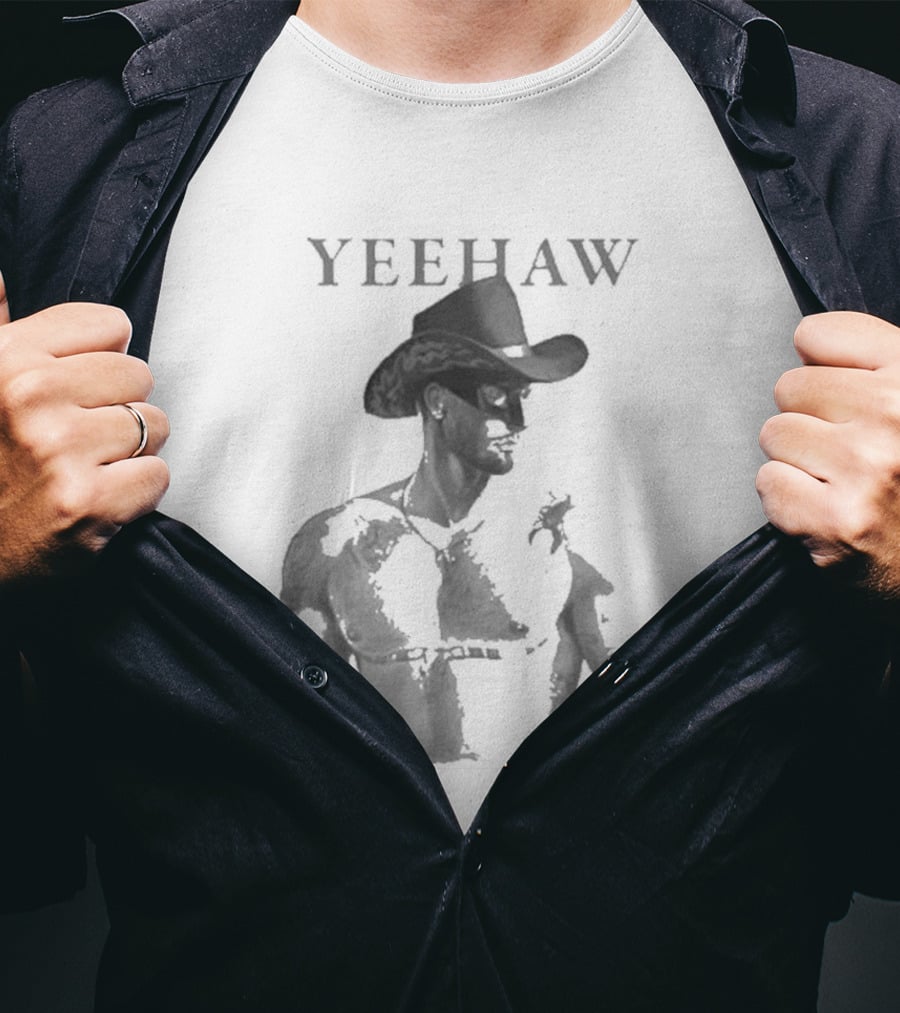 Yeehaw Orville Peck Pride 2024 Cowboy Hat T-Shirt