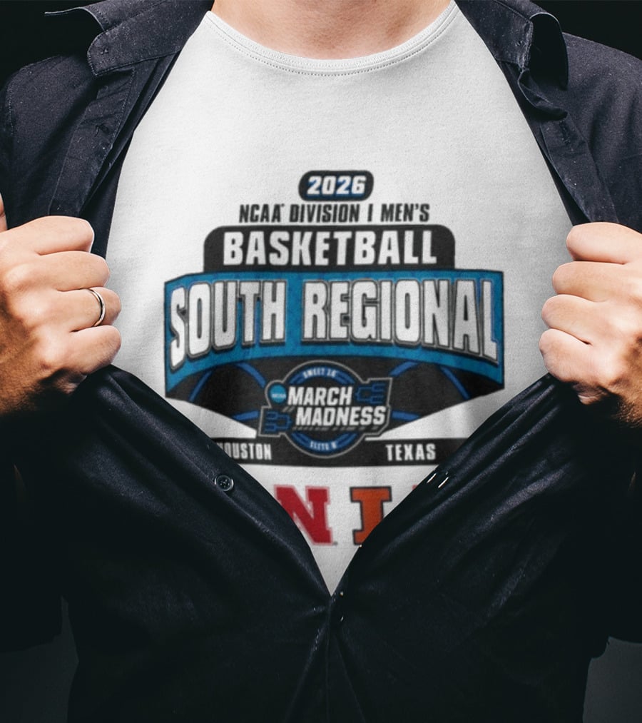 2026 NCAA DI Men's Basketball March Madness South Regional Iowa Northern Illinois Texas T-Shirt